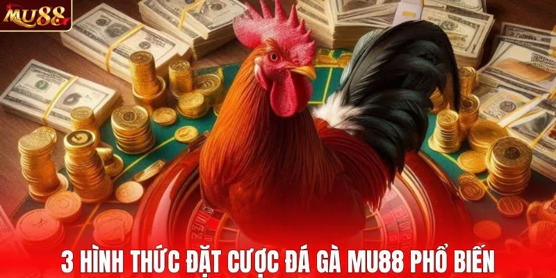 3 hình thức đặt cược đá gà MU88 phổ biến