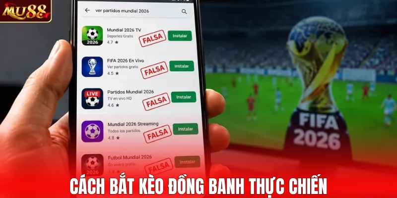 Cách bắt kèo đồng banh thực chiến